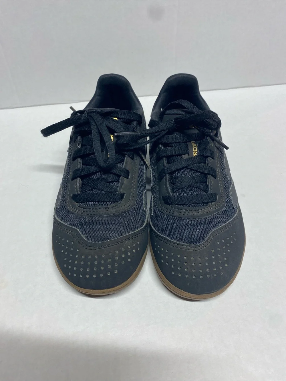 adidas Kids Black Sneakers with Gum Outsole